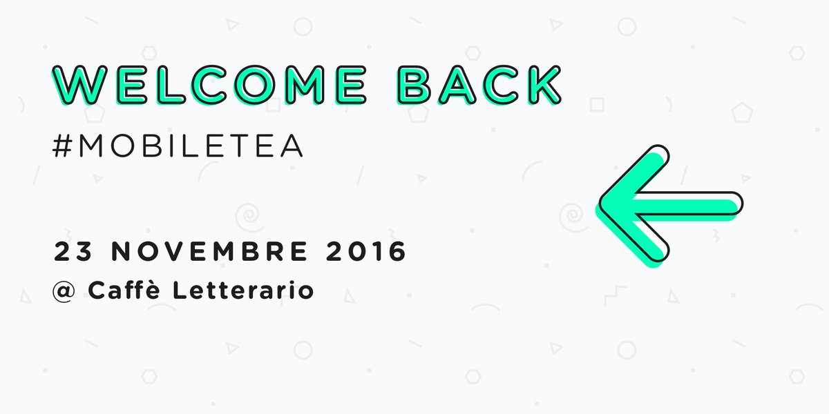 codeinvadersnet's tweet image. Torna il #MobileTea a #Roma! AR, VR machine learning e molto altro, date un'occhiata qui: bit.ly/2f2v3Yv