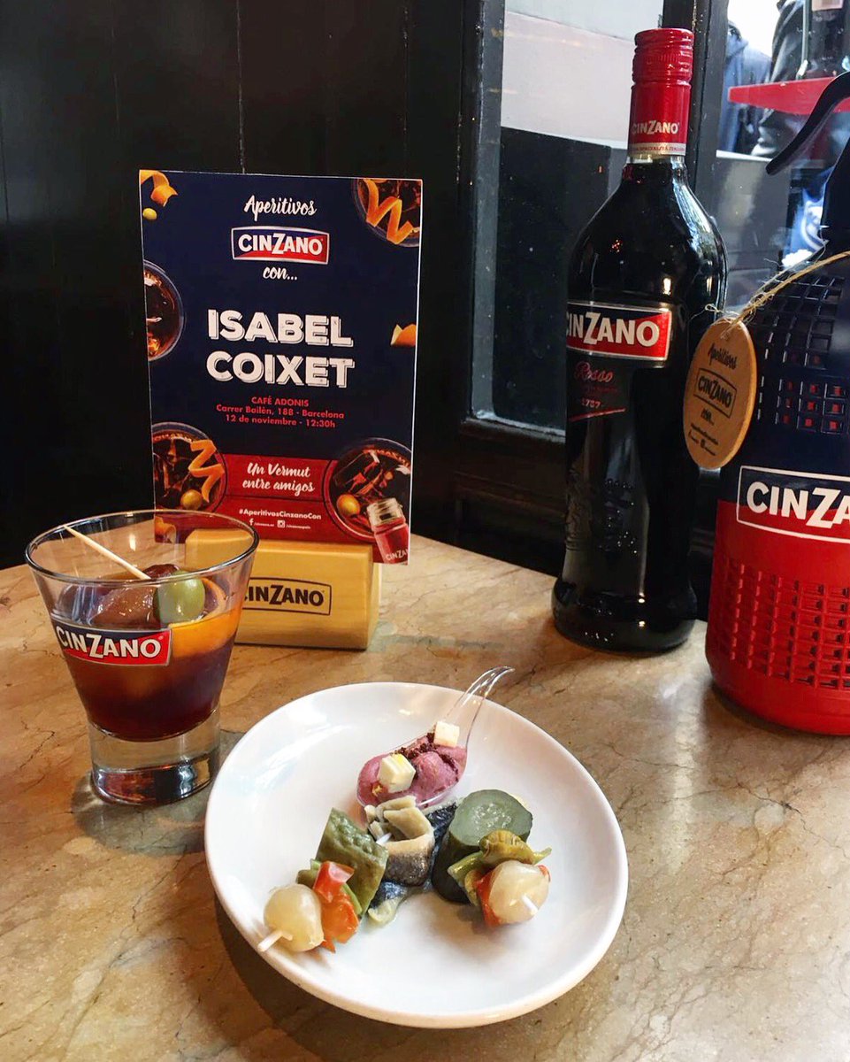 #aperitivoscinzanocon <a href="/isabelcoixet/">Isabel Coixet</a> <a href="/cinzanoofficial/">Cinzano</a>