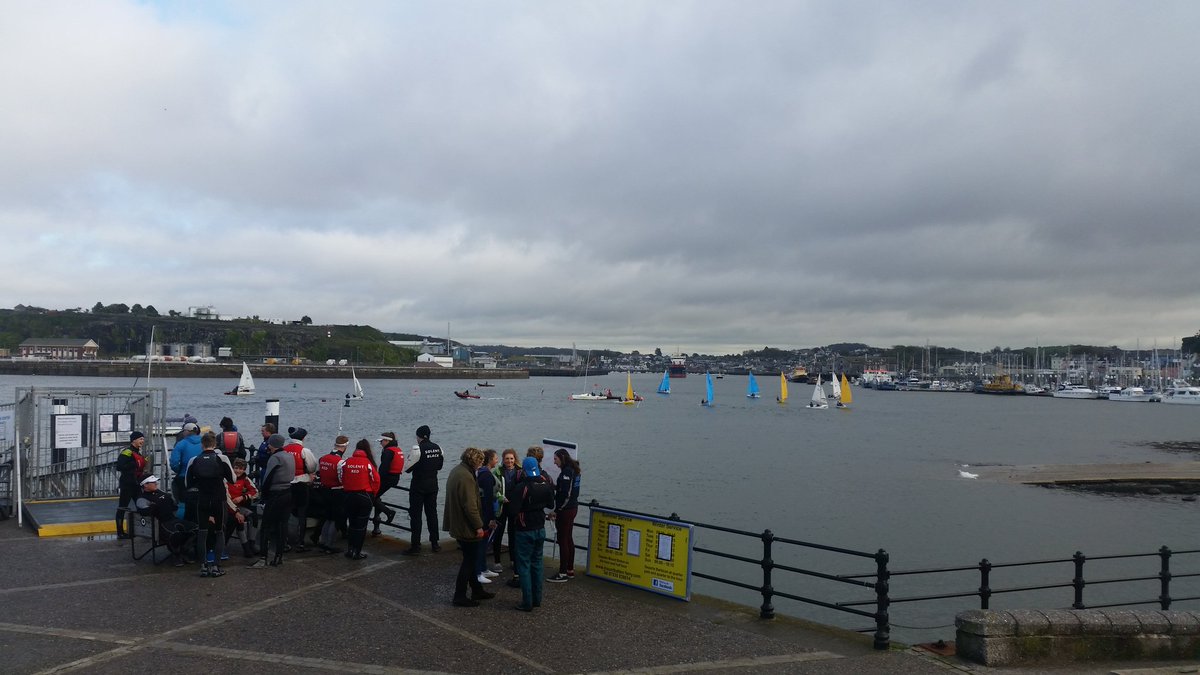 <a href="/PlymuniSail/">UPSPC</a> #PlymouthPasty Team Race #sailing event underway! University sailors from nationwide racing in #BritainsOceanCity