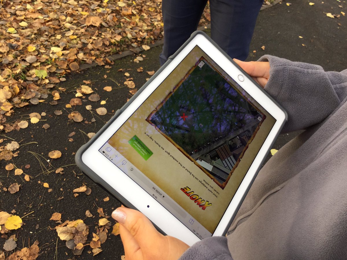 LTTOnline's tweet image. Termly Coordinators briefing in Wolverhampton - experimenting with treasure hunt apps @XnoteApp @GooseChase #outdoorlearning #edtech