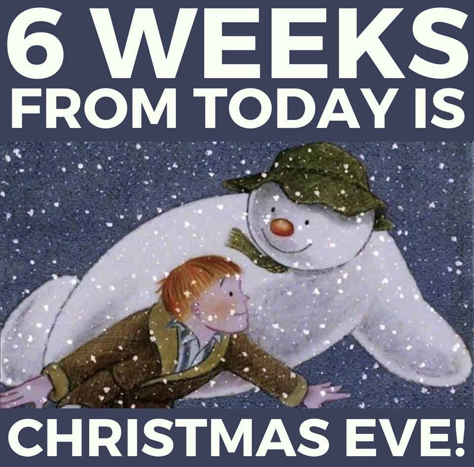 OfficialSanta's tweet image. Today is... 
⛄️⛄️⛄️⛄️⛄️⛄️⛄️
   6 WEEKS TO 
CHRISTMAS EVE
⛄️⛄️⛄️⛄️⛄️⛄️⛄️
#CountdownToChristmas