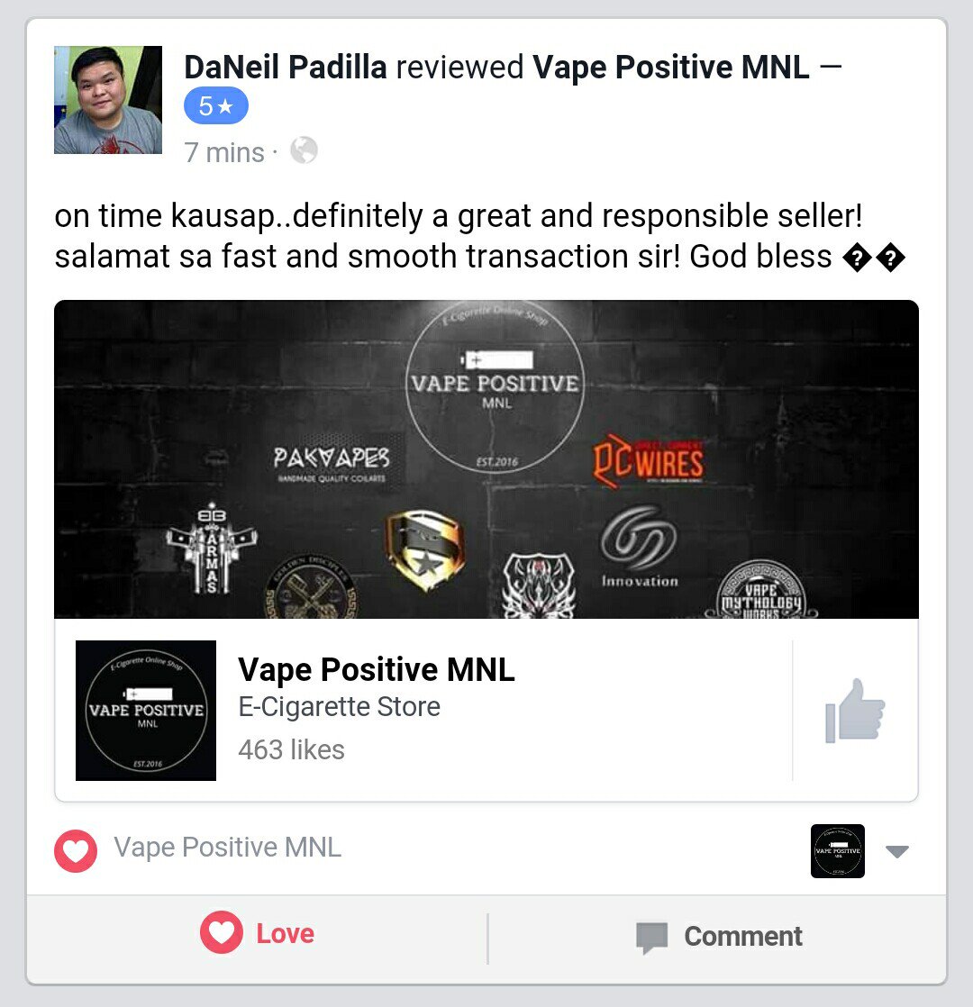 vpxmnl's tweet photo. Positive feedbacks from happy costumers!! ✔ Thank you for trusting and continues support 💗💗💗 #BePositive #VapePositive #vapeon #vapeph https://t.co/lcEfNbrgDh