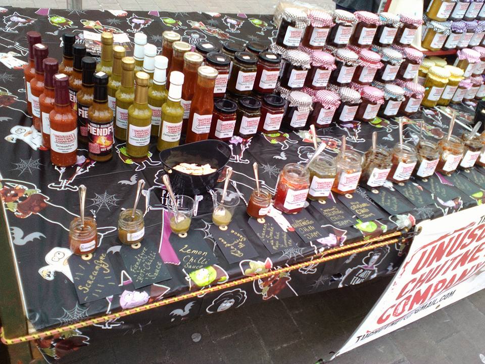 We're looking forward to sampling  the gorgeous wares of <a href="/Afterburn3/">T.U Chutney Company</a> at #Lindley #Food fair today @Lindleyinfants. #Community