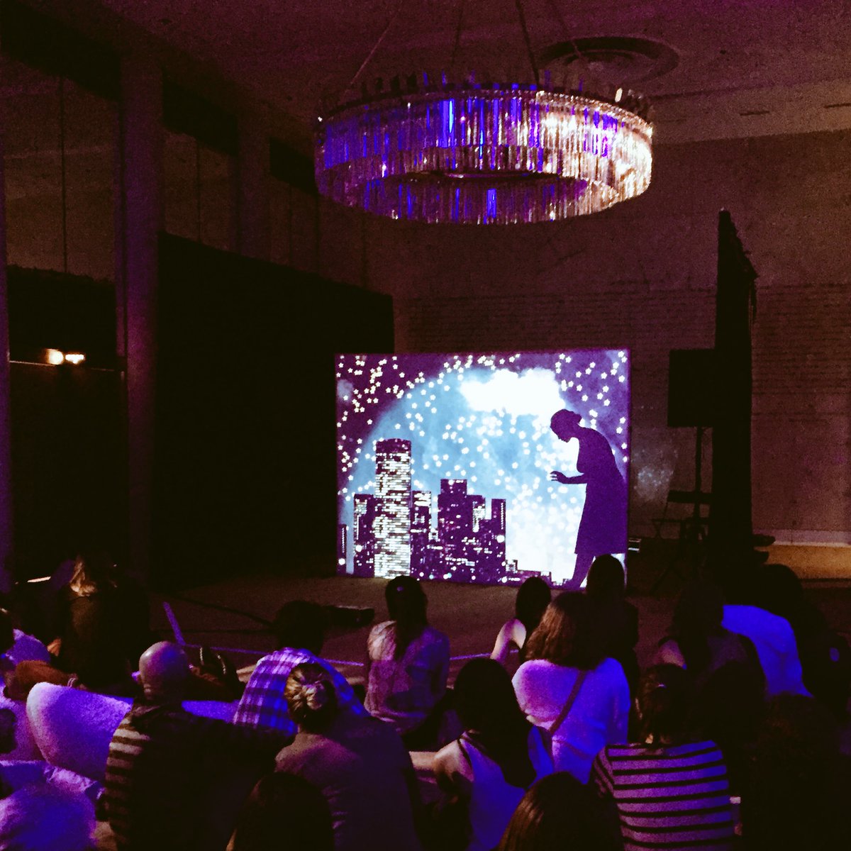 .<a href="/miwamatreyek/">Miwa Matreyek</a>'s shadow performance took us to a magical place 🌃🙌 #SleeplessDTLA