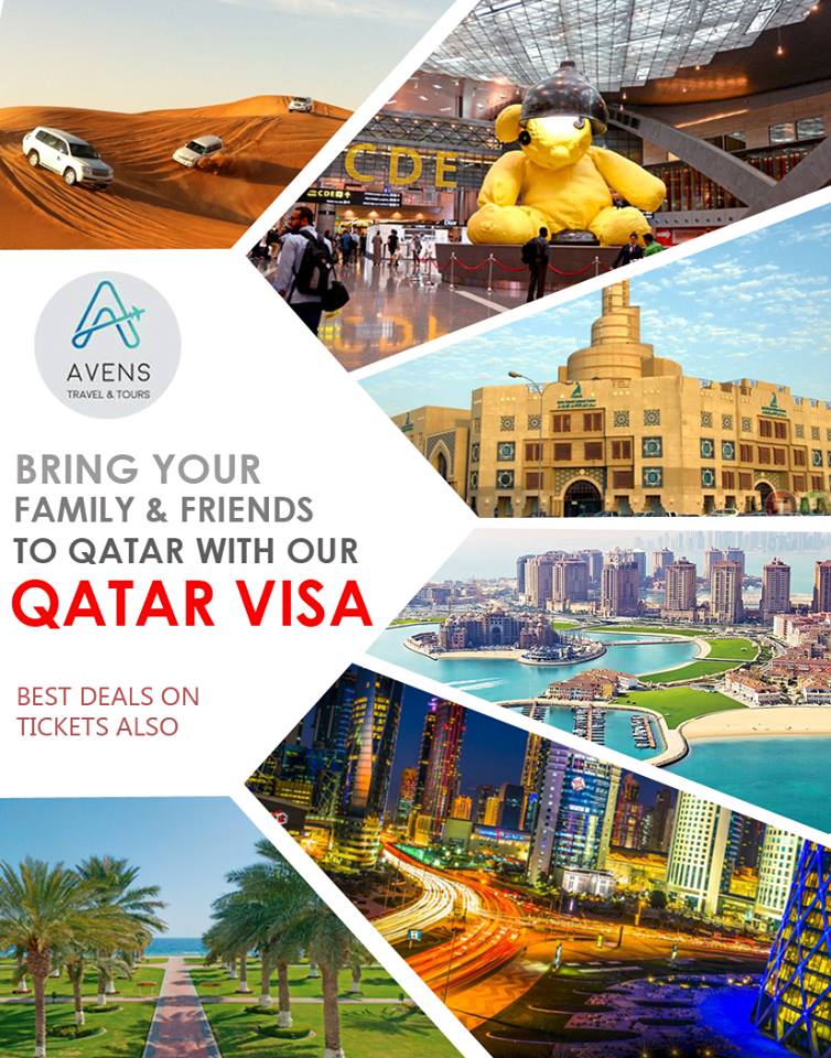 Bring you family &amp; friends to Qatar :) 
For QATAR VISA, Call: 4029 2907,33591741
mail us: info@avenstravel.com
Best deals on tickets too !!