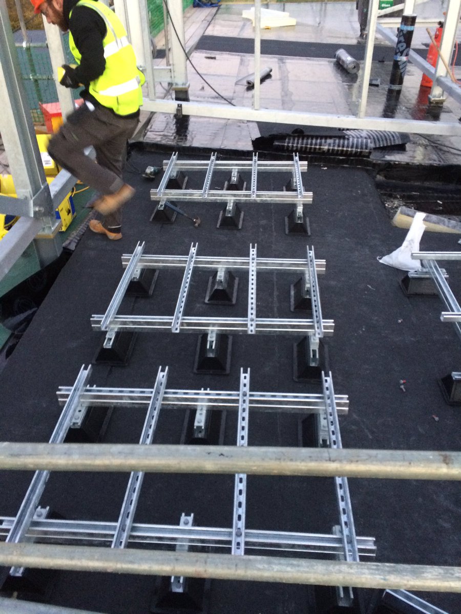 CoolHeatSW's tweet photo. Beautiful day in Bath, although a little cold on the roof.crane lift Tuesday. #CoolHeatSW #anotherqualityinstall https://t.co/nnLzLMW69S
