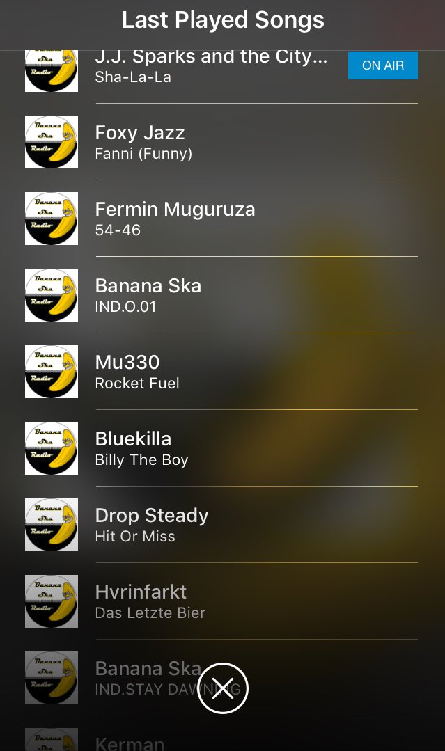 This is...
BANANA🍌SKA🎶RADIO📻
Playing the best international Ska💛of all times!
bananaska.playtheradio.com