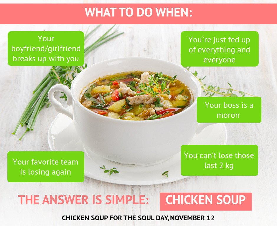 VERIBO1's tweet photo. Fill your soul! #ChickenSoupForTheSoulDay #saturday https://t.co/vlZQKhiloM