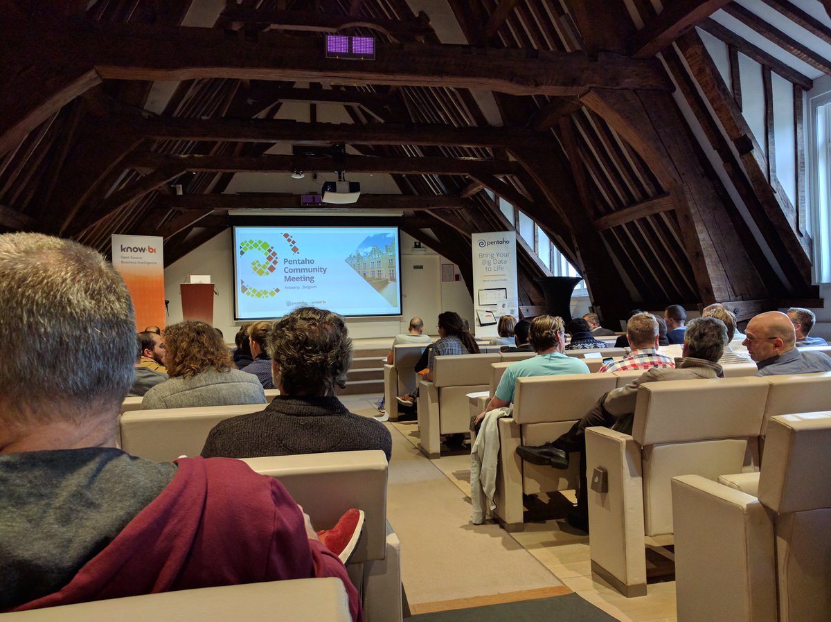 Pentaho's tweet image. It&apos;s the big day #PCM16 - over 200 people expected!