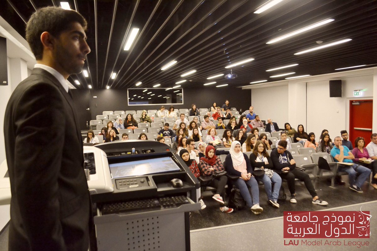LAUModelAL's tweet photo. The advisor's session is taking place where Ms. Ghina Harb and SGYoussef Taher are providing details about the #6thLAUMAL and more! https://t.co/kqqSY1QYh4