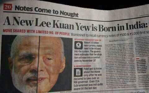 vibs2012's tweet image. Singapore newspaper draws similarity between Narendra Modi and Lee Kuan Yew!
Big deal!!
#AcheDin #ModiForeignPolicy #ModiEra