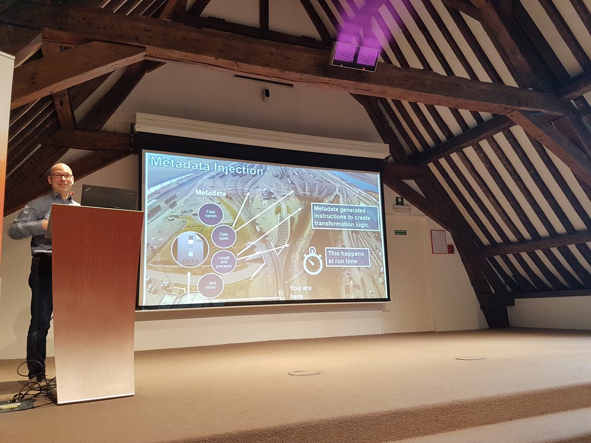 mattcasters's tweet image. 46 extra steps support Metadata Injection in PDI 7.0. @JensBleuel talking at #PCM16