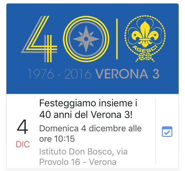 agescivr3's tweet photo. 4 dicembre: da oggi, alle sedi del Gruppo (Immacolata e S.Domenico) acquista i biglietti per il pranzo!
Oppure qui:
https://t.co/KFVI6Ia5sX https://t.co/bkB5b0LHLx