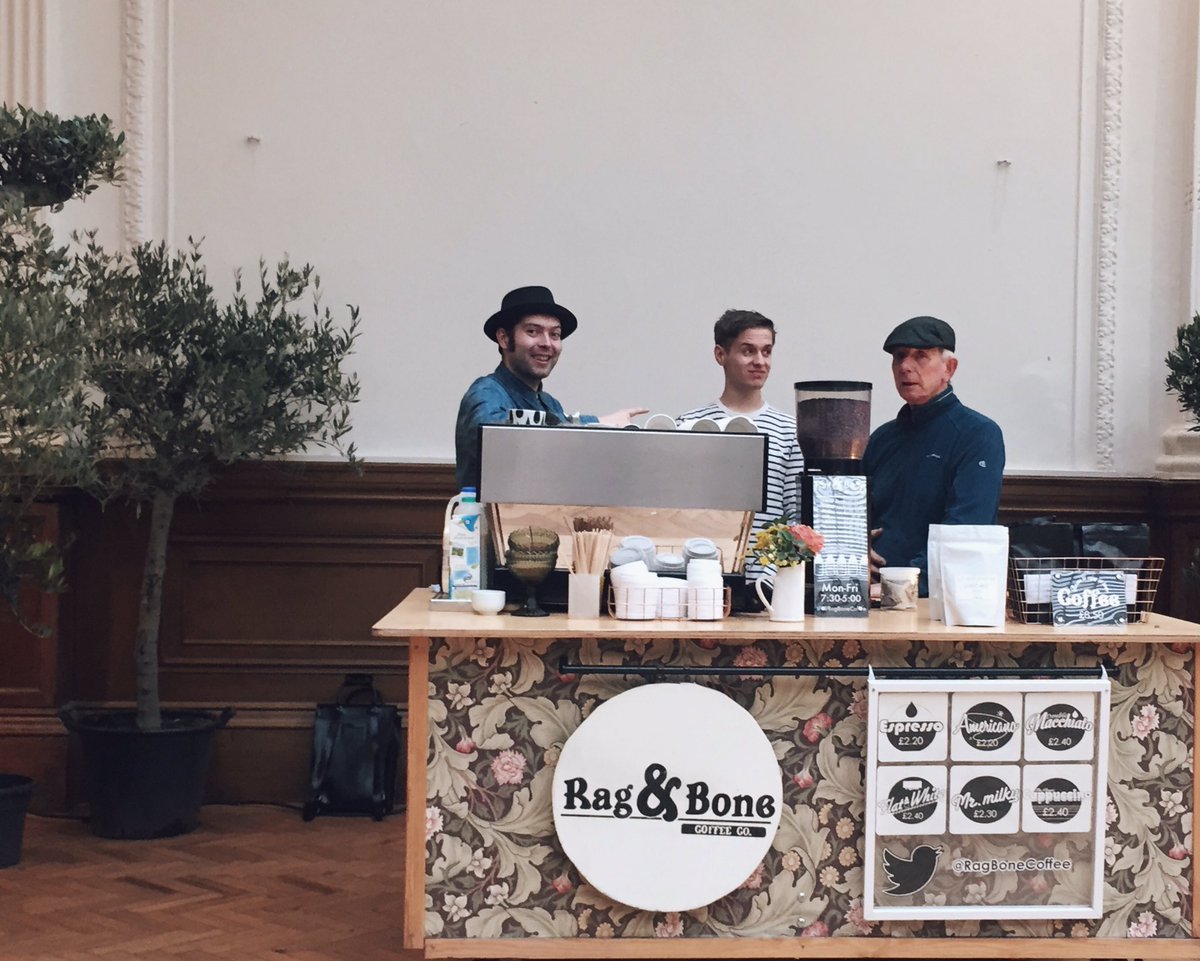 RagBoneCoffee's tweet photo. Today we're down at @The_RHS 's Urban Garden Show for a rare weekend appearance! https://t.co/qM2SzEHwRn
