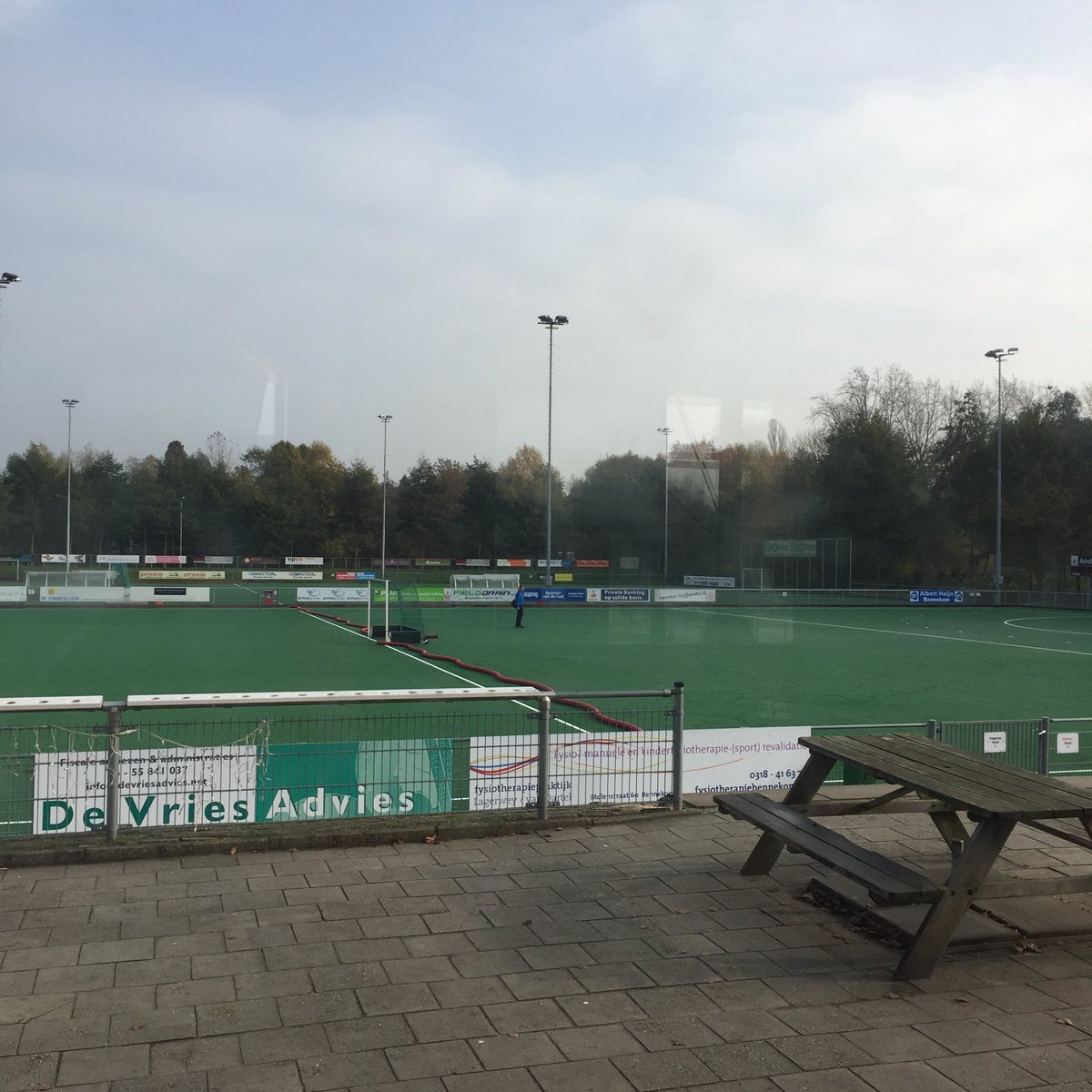 PushMB1's tweet image. Wageningen veld1..11.39uur...bevroren..gaat de wedstrijd door?