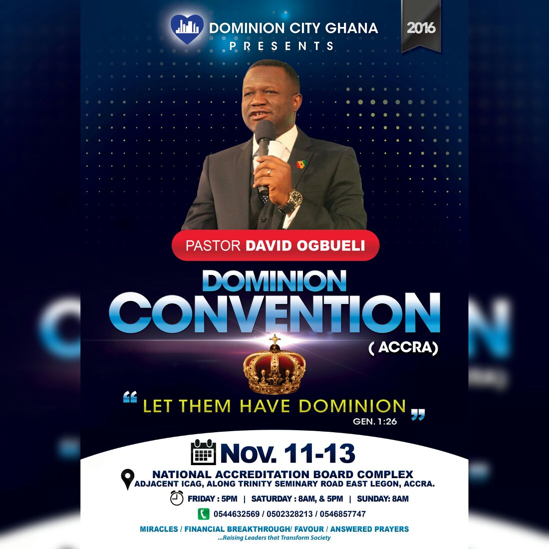 If you'v missed this morning's session, join us this evening by 5pm at the National Accreditation Board Complex, East Legon. Don't miss it!
