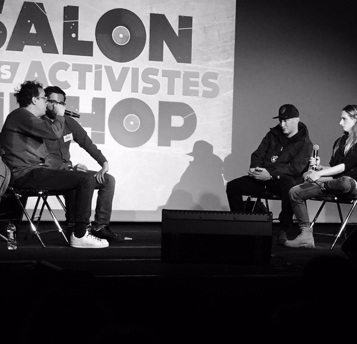 agenceesprim's tweet photo. Conférence du #SAHH : "Partis de rien, les Boss du rap" avec @ailleursetici https://t.co/NsCF9KOmYn