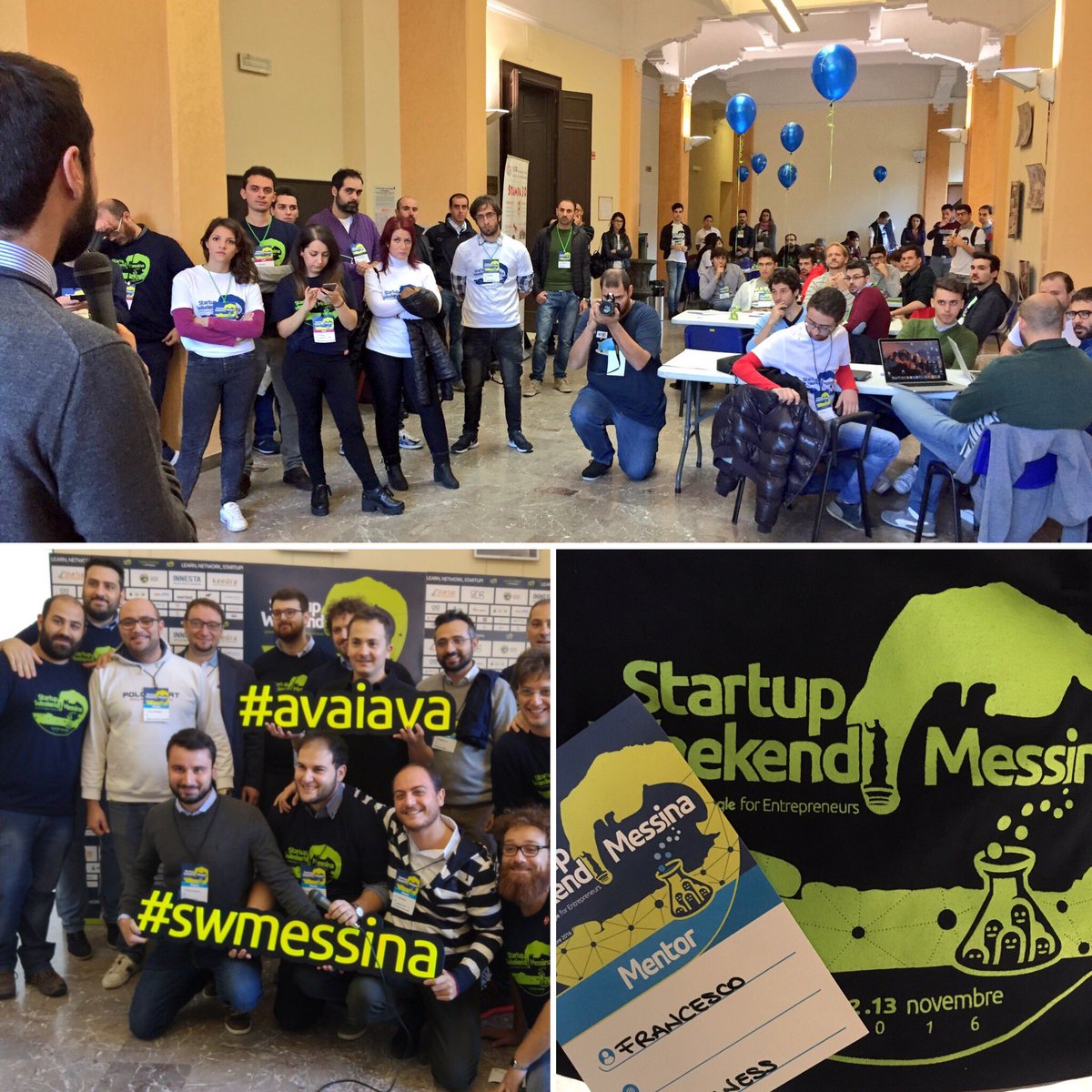 Si entra nel vivo si #swmessina! I team lavorano per validare le idee con il supporto dei mentor. No talk all action! #startup