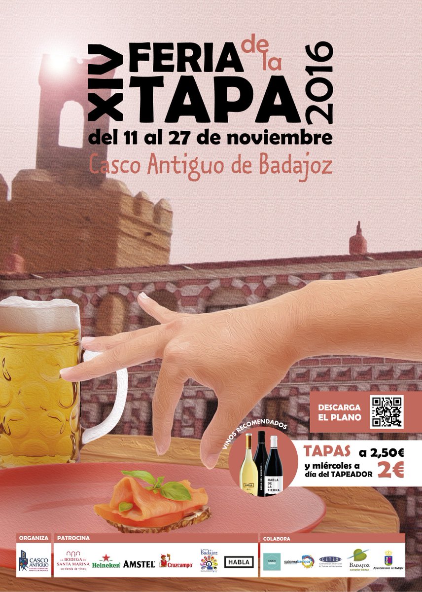 ¡¡Iniciamos XIV Feria de la Tapa!!, no te quedes sin visitar el Casco Antiguo y  gana uno de los 3 sorteos de 150 rutadelatapa.es