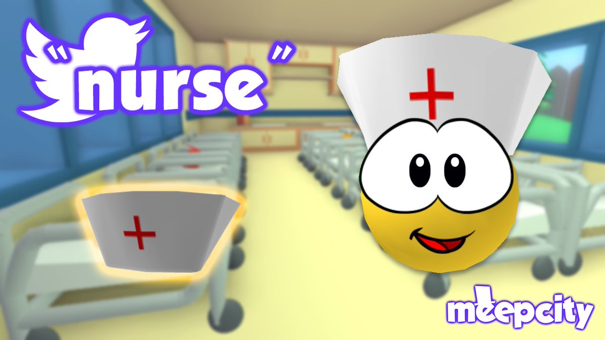 Alexnewtron On Twitter Your Nurse Assistant Is Here To Help At The Meepcity Hospital Enter Twitter Code Nurse For This Free Meep Accessory Https T Co K1qy13scr9 - roblox meep city codes 2020