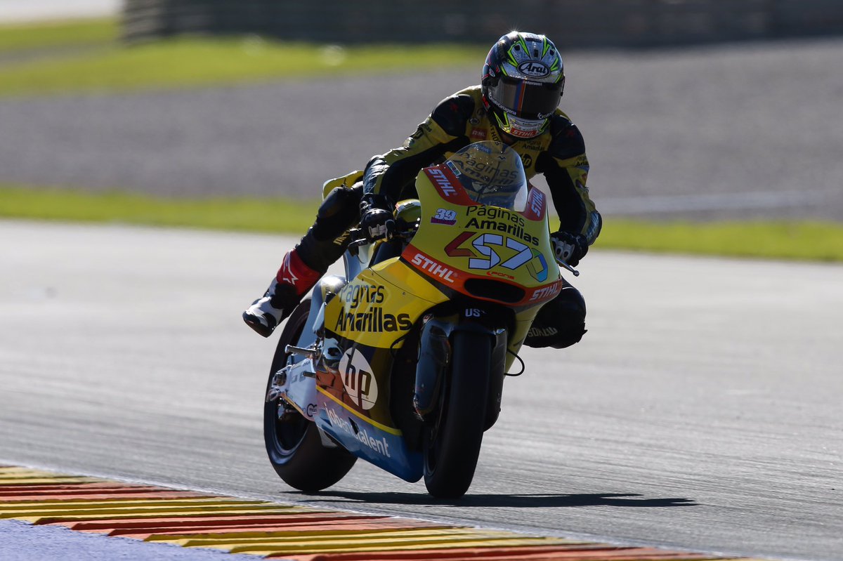 pons_racing's tweet photo. #FP3 #ValenciaGP P10 @Rins42 1:35.851 (+0.733) - P21 @edgarpons1 1:36.433 (+1.325). ¡Lucharemos por la pole! #PAHP40 https://t.co/FbYqOTzz8Y