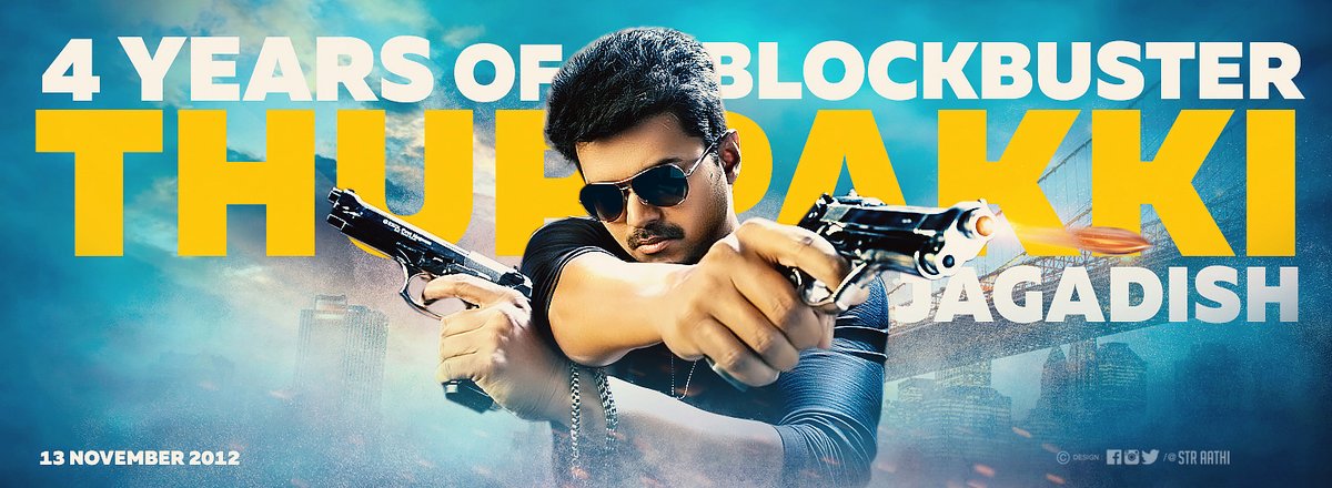 Vijay_twitzz's tweet photo. #4yearsofBBThuppakki   !! @ARMurugadoss @actorvijay !!!!! https://t.co/baBwvOCFOi