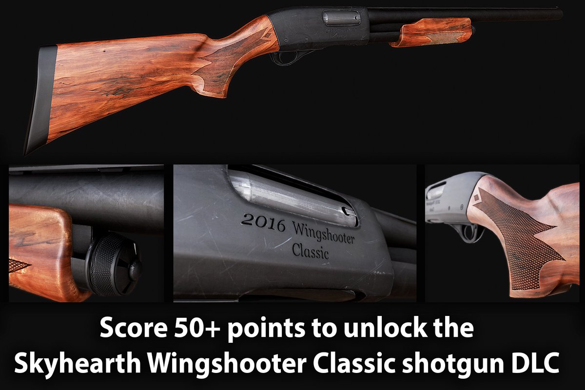 Skyhearth Wingshooter Classic #VR players who score 50+ points win exclusive new #DLC. Learn more on our Steam page ow.ly/1cFN3065RRd