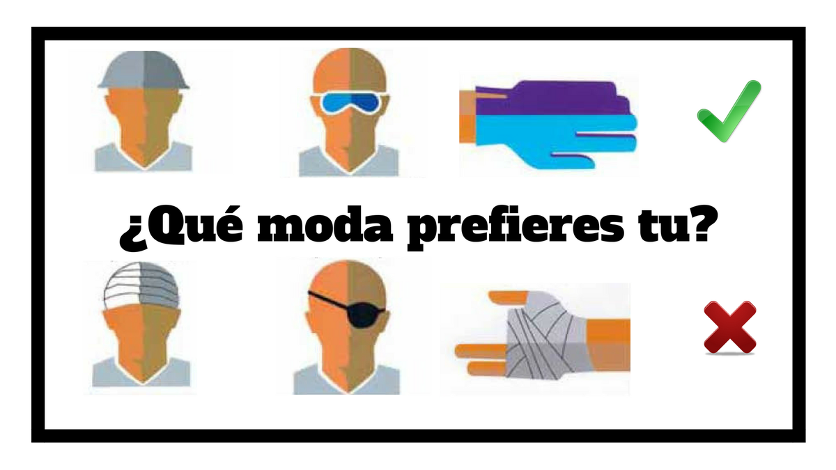 GrupoCIADE's tweet image. ¿Que moda prefieres tu? #Concienticemonos #ComparteSeguridad #Previene #Accidentes #EPP
