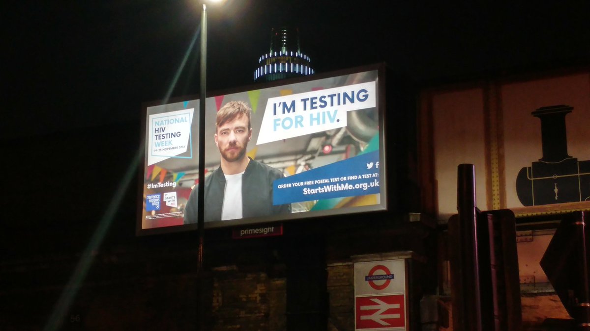 dyerAndie's tweet image. Satisfying to see the campaign for @startswith_me  #hivtestingweek hit the streets after months of work. #imtesting

Now, GET TESTED!! 😃 x