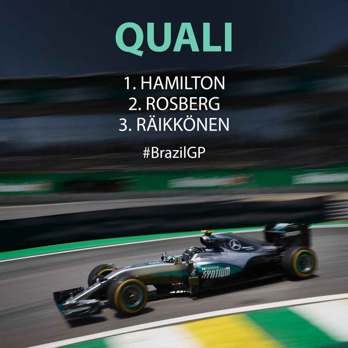 #QUALI #BrazilGP #F1 #TeamNR6 <a href="/MercedesAMGF1/">Mercedes-AMG PETRONAS F1 Team</a> 📸 by Steve Etherington