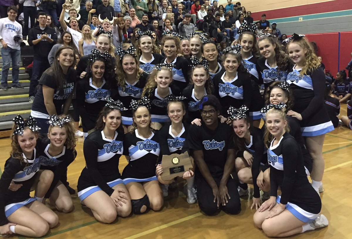 MCPSAthletics's tweet photo. Division III results: 1st🏆@WWHSAthletics 2nd🏆@PHSathletics 3rd🏆@SVHSathletics Spirit🏆@WheatonAD - Congrats to all squads! Amazing routines! https://t.co/cpa6LcQyZP