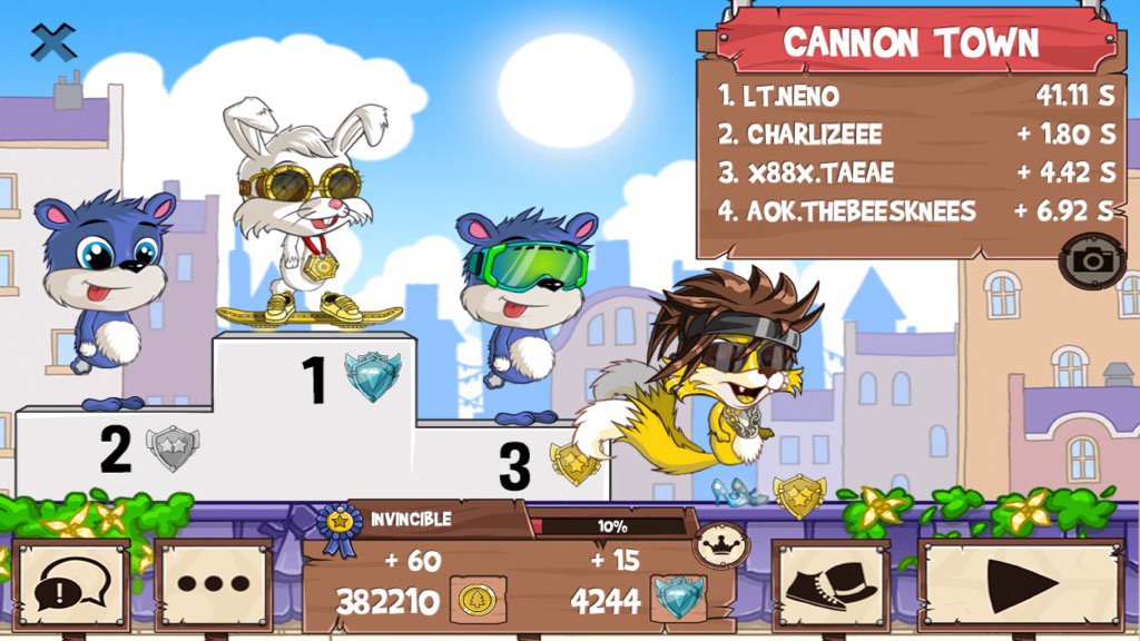 neno987x's tweet photo. I just beat a golden fox! #funrun2 #Charlizeee #Taeae #thebeesknees π https://t.co/64d2CIZGHJ