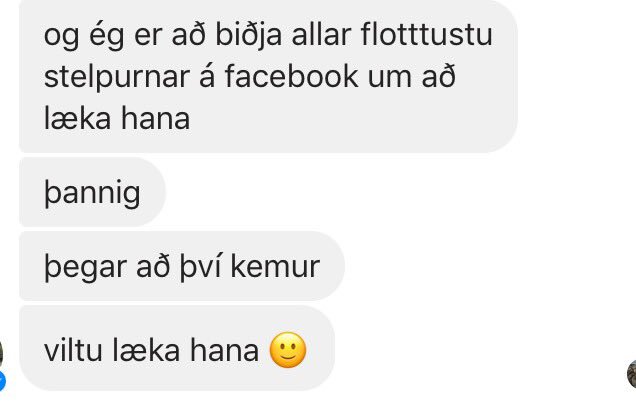 Finnst þetta vera eitthvað sem fleirri ættu að vera vinna með