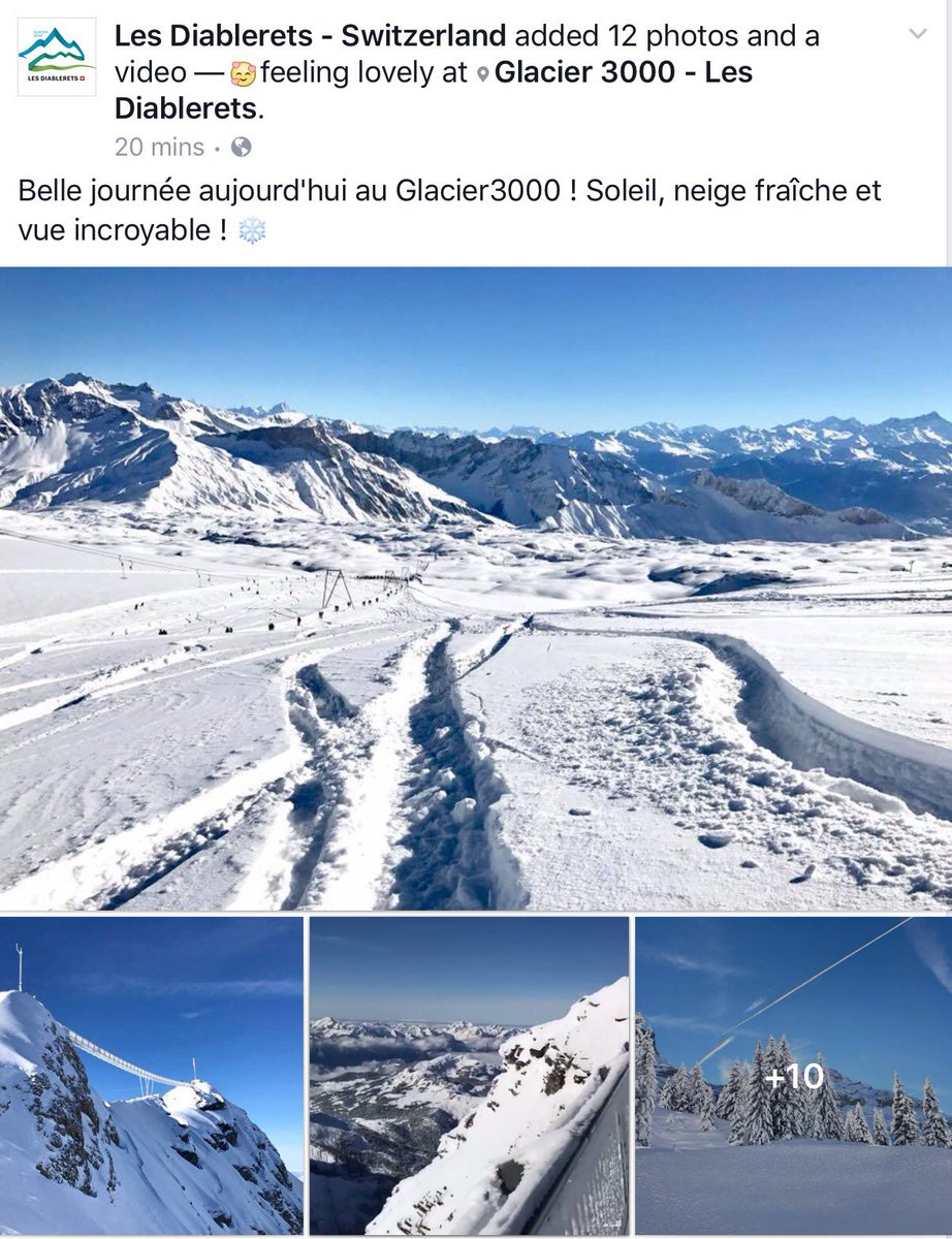 Magnifique journée! Beau temps belle neige.