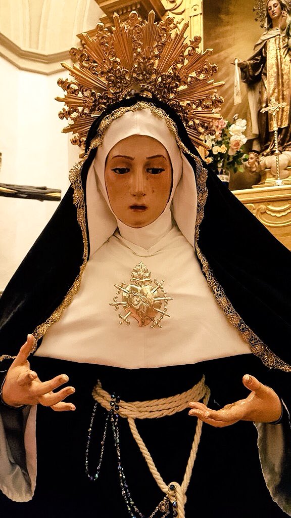 HdadSoledadAlm's tweet photo. Y en el Cielo una voz repetía,
más que Tú sólo Dios, sólo Dios. https://t.co/Qh3fyty7up