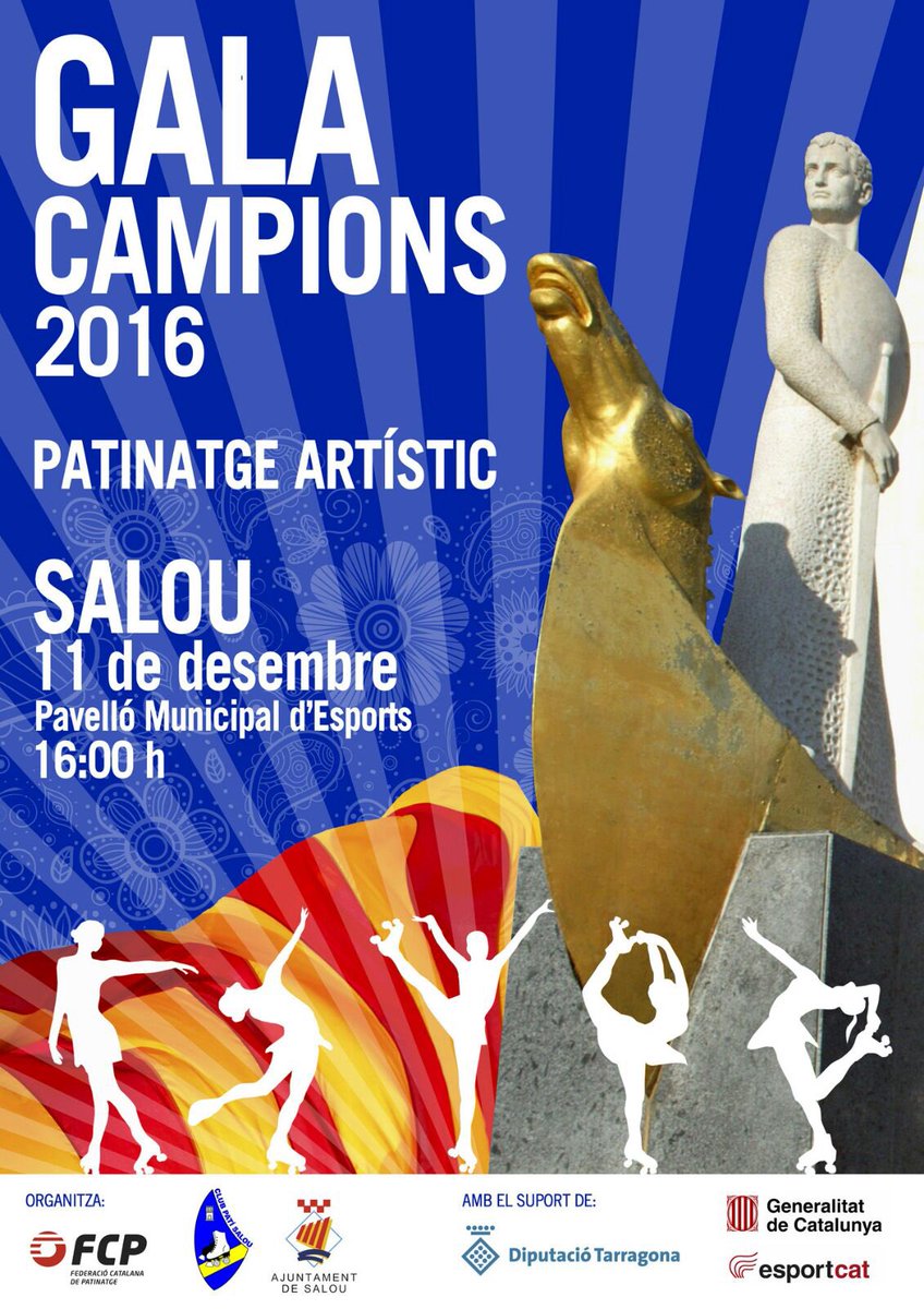 Salou es prepara per a la gran GALA de CAMPIONS. @PatiArtisticCat <a href="/clubpatisalou/">Club Pati Salou</a>