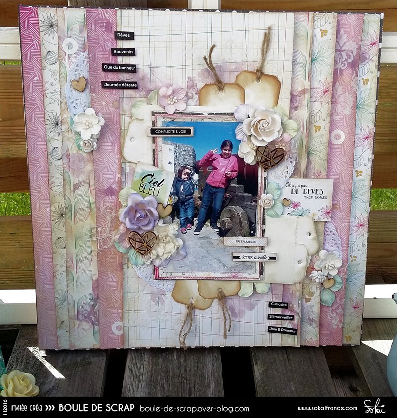SokaiFrance's tweet image. #DIY cette #page #shabby en #SokaiFrance est un vrai bonheur #scrapbooking #papiers #kit ow.ly/Azgk3066wyG