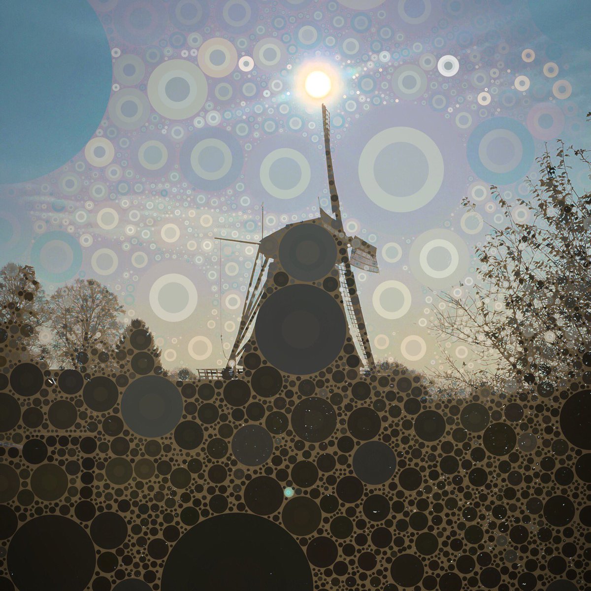 argosart's tweet photo. Making Circles... #DianaPhotoApp #PercolatorApp #iPhonephotography #paksgallery #aboutartmagazine #windmill #art #Deventer #bolwerksmolen https://t.co/1tlqSN9ZI7