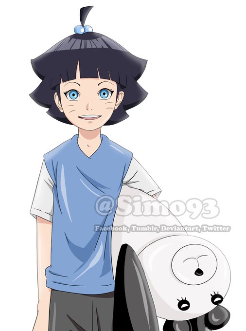 Simo93 Art on X: Uzumaki family ♡ #naruhina #hinata #boruto #Himawari # NARUTO / X