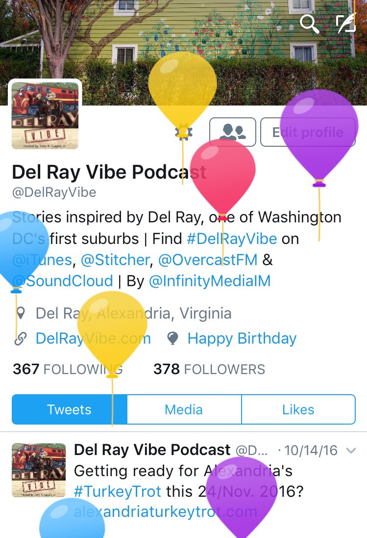 DelRayVibe's tweet image. Happy Birthday to @DelRayVibe Podcast. It's our / your 1-year anniversary!