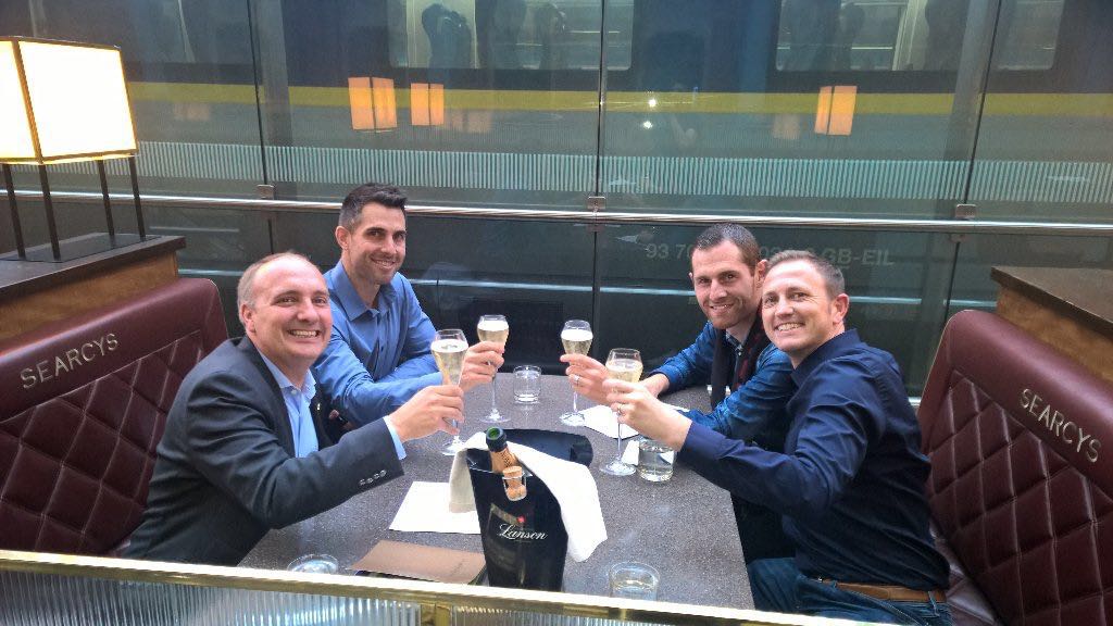 Off to <a href="/ATLUTD/">Atlanta United FC</a> with <a href="/cjmccann7/">Chris McCann</a> for a few days. #TeamBeswicks