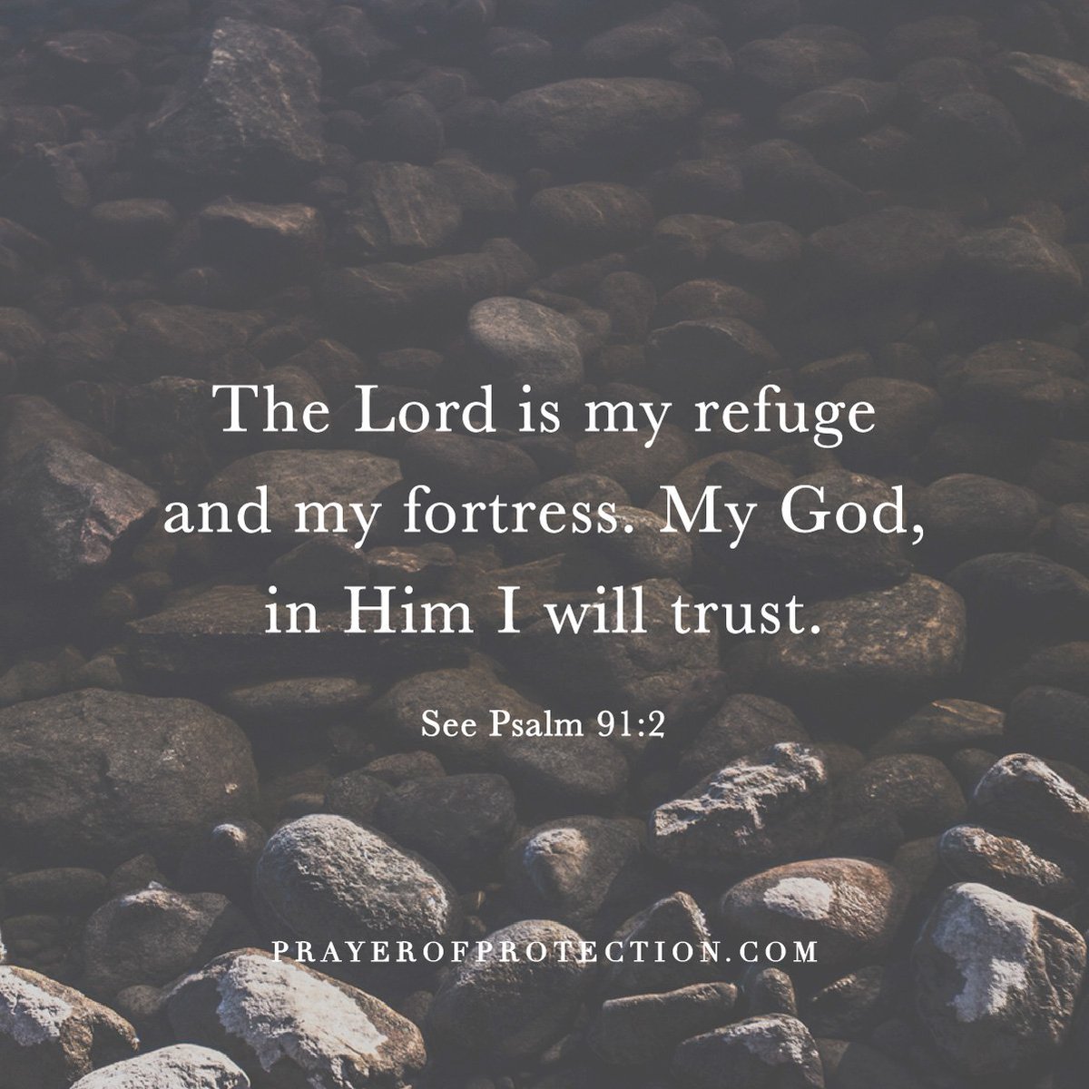 You can trust the Lord to protect you from every disease, attack or fear because He is your impenetrable fortress.

prayerofprotection.com