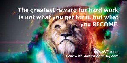 The greatest reward for hard #work.. #JoyTrain #SuccessTRAIN #MotivationMonday  RT @FixedOpsGenius @DanVForbes
