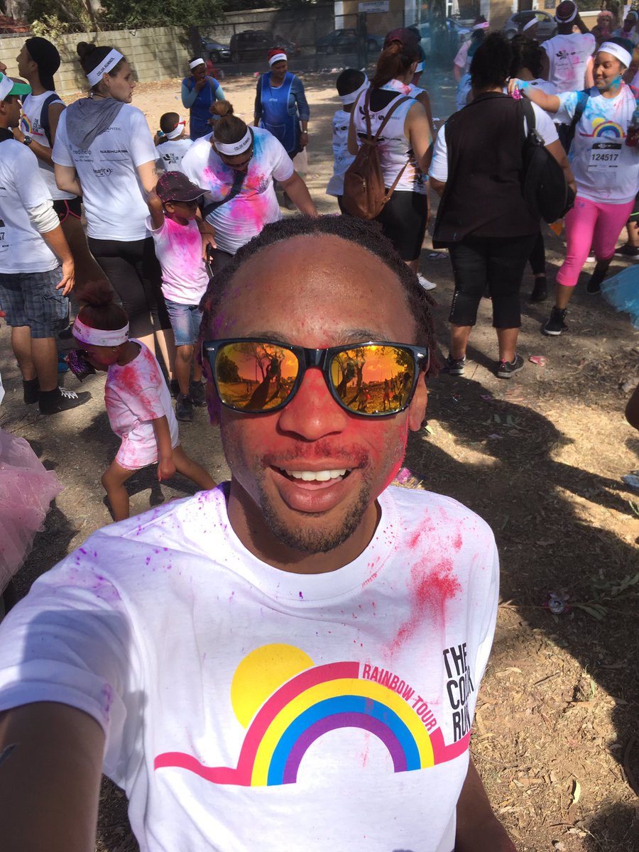 QueerVoices_AFR's tweet image. Who's here? #TheColorRunSA #Happiest5k #ColorSelfie #LiveBetter @polaroideyewear #youllsee