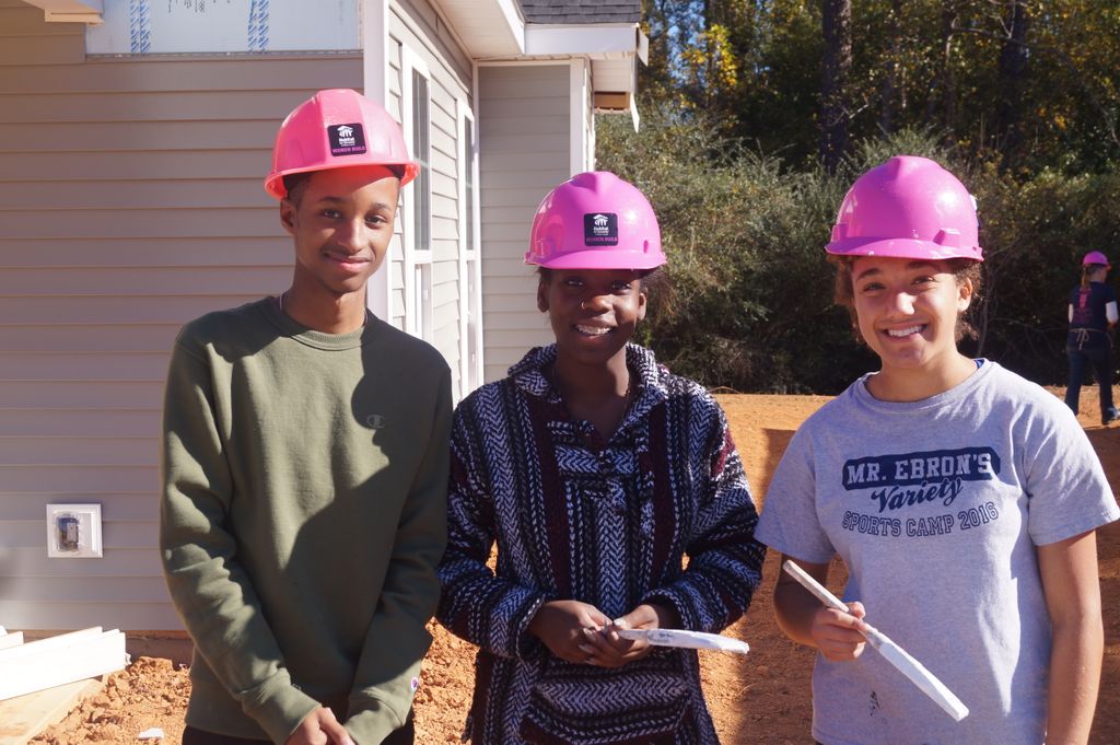 HabitatWake's tweet image. We're making great progress on the two #WomenBuild homes! Thank you to all of our volunteers including the youth group from Journey Church!