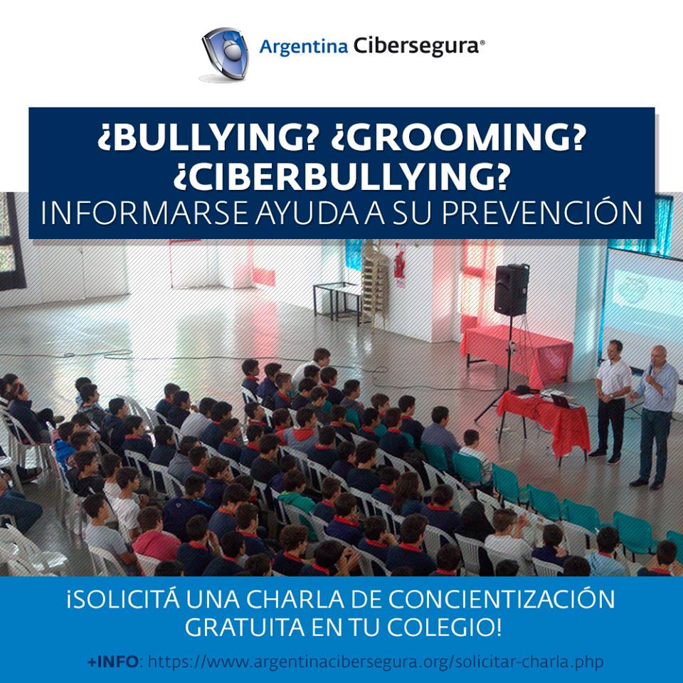 arg_cibersegura's tweet photo. La educación es el primer paso para crear un espacio digital seguro. ¡Solicitá una charla gratuita para tu colegio! ►https://t.co/yN7sG4eNuQ https://t.co/uVFiLsIuJr