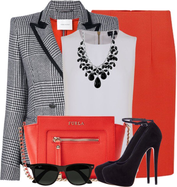 LoloModa0's tweet image. Bright Skirt &amp;amp; Houndstooth Blazer lolomoda.net/bright-skirt-h…