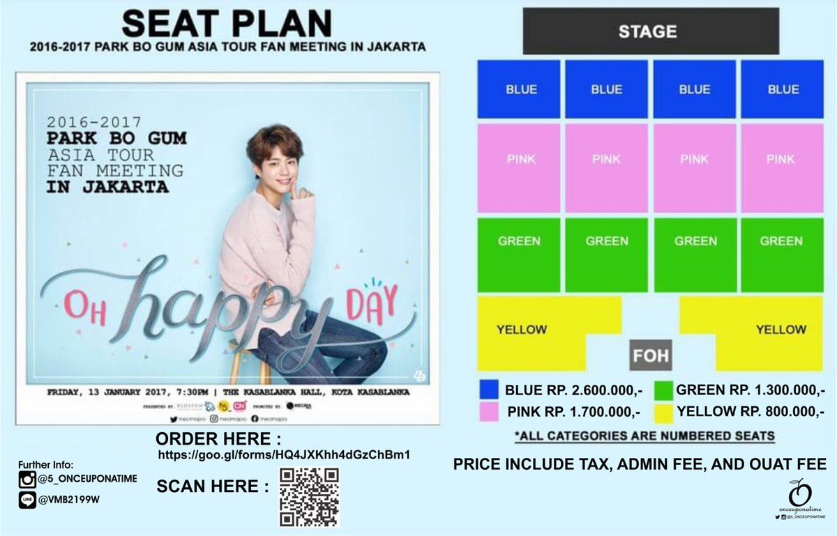 [PO TIX] PO TIX PARK BOGUM FAN MEETING 2017 IN JAKARTA. Order? Isi Order form ini : goo.gl/forms/HQ4JXKhh…
