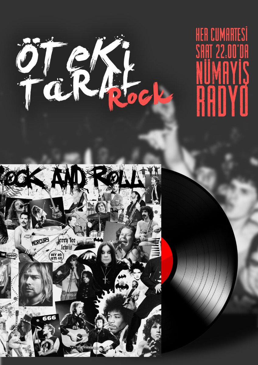 70'lerden günümüze Rock müziğin en güzel şarkıları, bilinen bilinmeyen anektodlarıyla bu cumartesi ve her cumartesi 22:00'de Öteki Taraf'ta