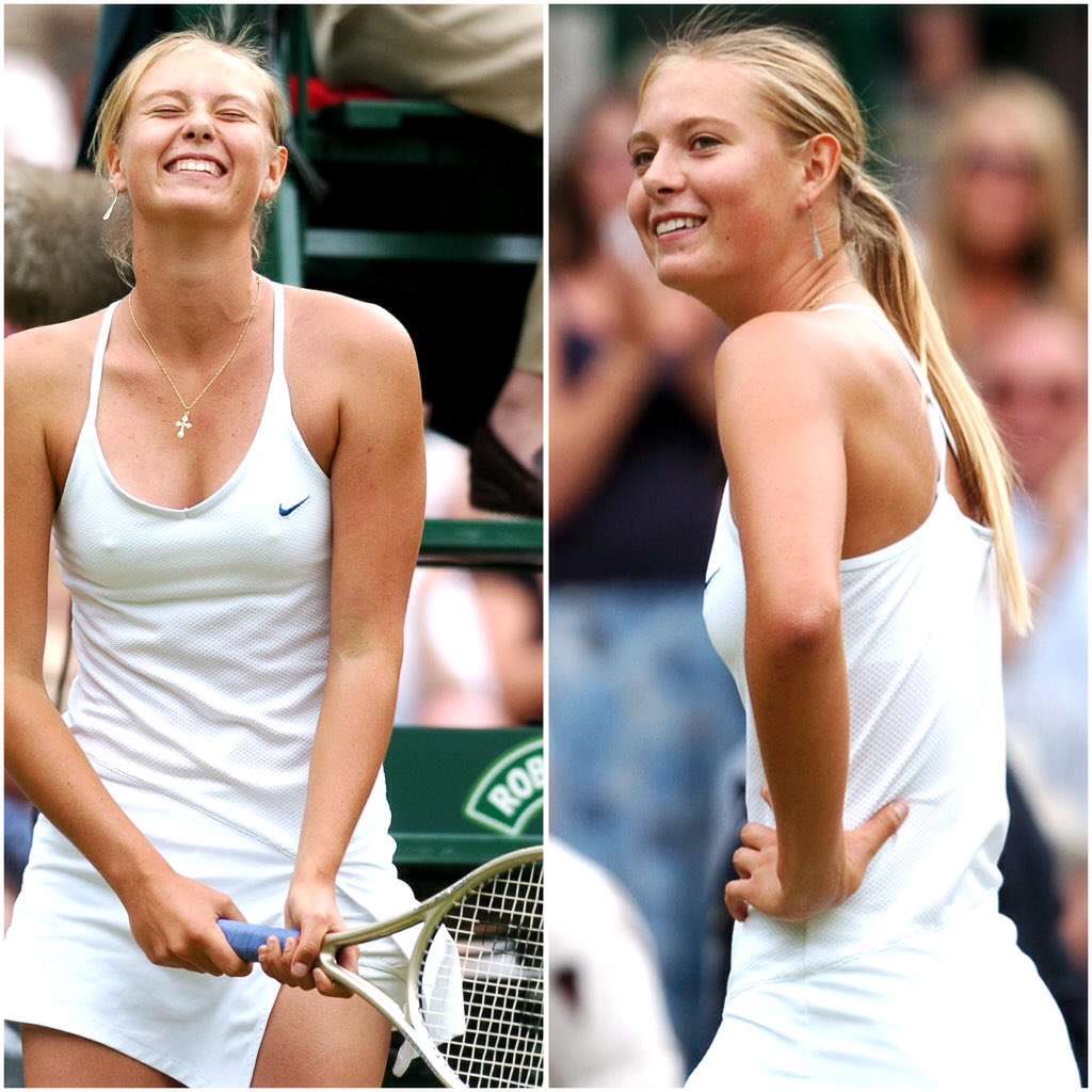 IwishCat's tweet photo. How about this @MariaSharapova ? Always was our best memory,teenage Wimbledon pova! #Wimbledonmemory #throwbackSaturday 🙌🏻✨🎾🏆🙋 https://t.co/r5xSpVdcVZ